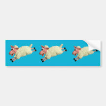 Silly Sheep Bumper Stickers