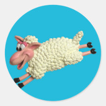 Silly Sheep Sticker