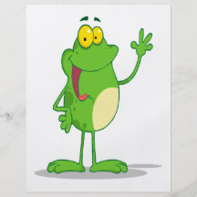 silly waving friendly froggy frog flyers