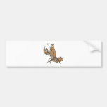 silly waving lobster bumper stickers