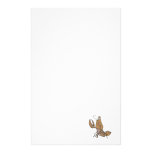 silly waving lobster stationery paper