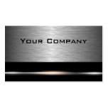 Silver and Black  Professional Business Card