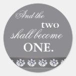 Silver and crystal - and the two shall become one sticker