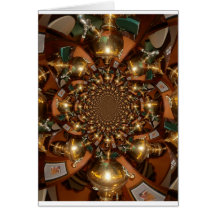 Silver and Gold Greeting Card