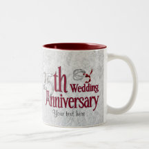 Silver Anniversary Mug