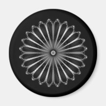 Silver Button Magnet