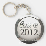 Silver Class Of 2012 Keychain