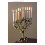 Silver Driedel Chanukah Photo Card