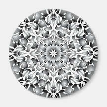 Silver Flame Magnet