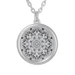 Silver Flame Necklace