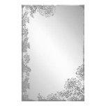 Silver Garden Custom Stationery