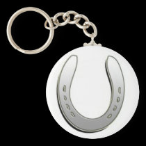 Silver Horse Shoe keychains