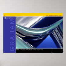 Silver Infinity Poster