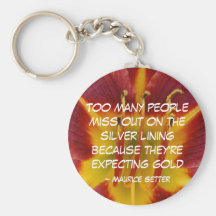 Silver Lining - keychain