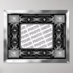 Silver Mat Photo Frame. Posters