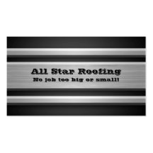 Silver Metal Business Card Template Generic