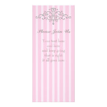 Silver Princess Filigree Invite