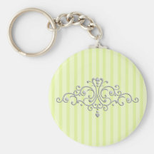 Silver Princess Filigree Key Chains