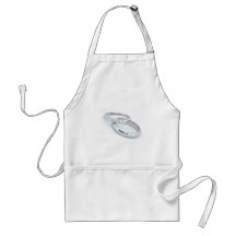 Silver Wedding Bands Save the Date Aprons