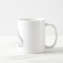 Silver Wedding Bands Save the Date Coffee Mug
