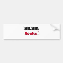 Silvia Rocks Bumper Sticker