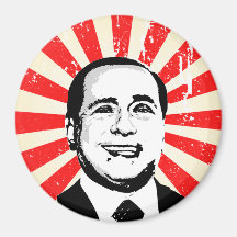 Silvio Berlusconi Refrigerator Magnet