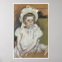 Simone in a White Bonnet, 1901 Poster