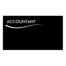 Simple Accountant Business Cards
