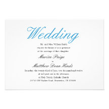 Simple and Elegant Wedding Invitation