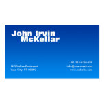 Simple Blue Gradient Business Card
