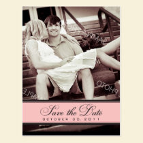 Simple Chandelier Save the Date Photo Postcard postcards