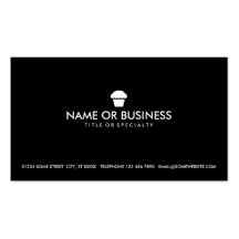 simple cupcake business card
