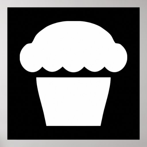 simple cupcake print