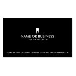 simple dentistry business cards