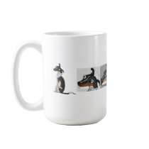 Simple Dog Morphing Mug mugs
