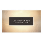 Simple Elegant Gold Foil Look Business Card Template