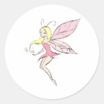 simple Fairy Round Sticker