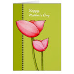 Simple Flowers green Mother's Day Card