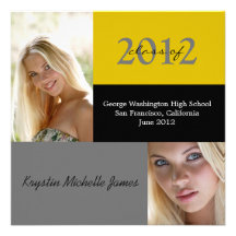 Simple Graduation Announcement