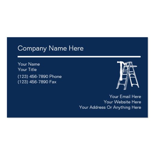 handyman business cards template