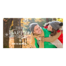 SIMPLE HAPPY HOLIDAY PHOTO CARDS