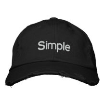 Simple hat baseball cap