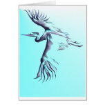 Simple Heron Card
