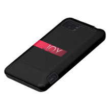 Simple JOY Pink Black HTC Vivid / Raider 4G Case