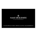 simple plane business cards