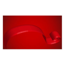 Simple Red Ribbon Gift Cards Business Cards