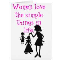 Simple Things Greeting Card