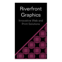 Simply Charming Business Card, Magenta