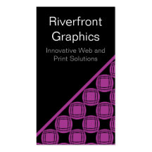 Simply Charming Business Card, Purple