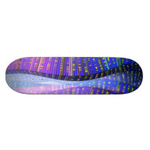 Sine City/Blue skateboard